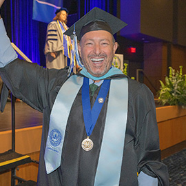 Adult learners graduate