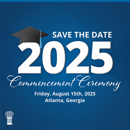Save the Date - 2025 Commencement Ceremony - August 15th, 2025